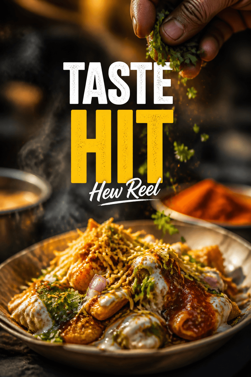 Street food Reel cover — generated with Rivus AI